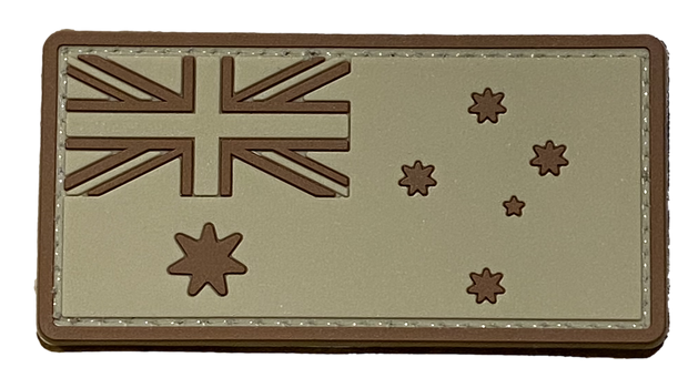 Australian Flag - Tan - Patch