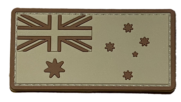 Australian Flag - Tan - Patch